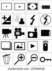 Camera and Photography Icons set