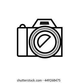 camera photography  isolated icon design