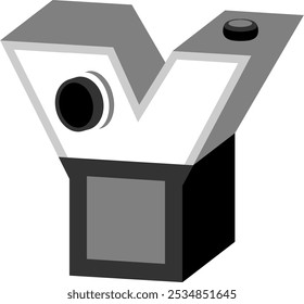 Camera Photography Letter Alphabet Vector Element Y