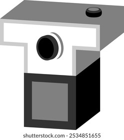 Camera Photography Letter Alphabet Vector Element T