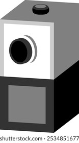Fotografía de cámara Letra Alfabeto Vector Elemento I