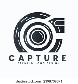 Camera Photography Logo Design Concept Vector Template