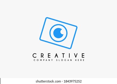 Camera Photography Logo Design conceptual Vector illustration