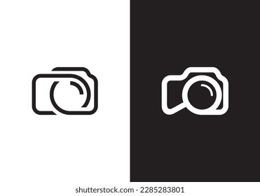 Logo-Design-Symbol für Fotografie, Vektorgrafik