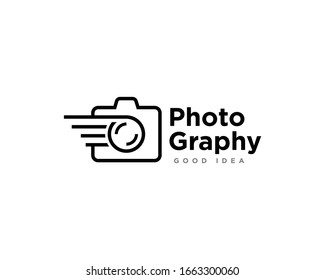 Vektorillustration für das Design von Camera-Fotografien-Logo