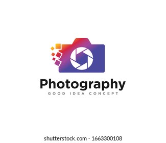 Camera Photography Logo Icon Design Vector