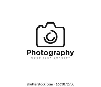 Camera Photography Logo Icon Design Vector