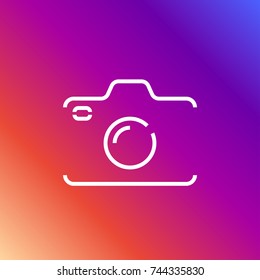 Camera photography logo icon template