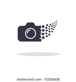 Camera photography logo icon template