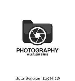 camera photography logo icon vector eps 10, logo template