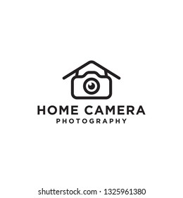 camera photography logo icon vector template