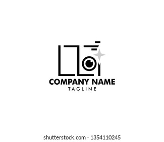 Camera photography logo icon vector template