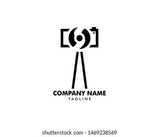 Camera photography logo icon vector template