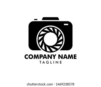 Camera photography logo icon vector template