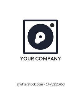 camera photography logo icon vector template
