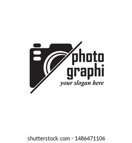 camera photography logo icon vector template
