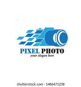camera photography logo icon vector template
