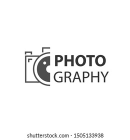 Camera Photography Logo Icon Vector Design Template