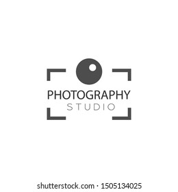 Camera Photography Logo Icon Vector Design Template