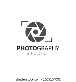 Camera Photography Logo Icon Vector Design Template