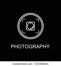 camera photography logo icon vector template can be used for other project designs

