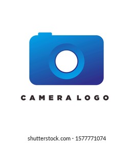 camera photography logo icon vector template