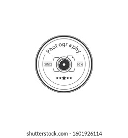 Camera Photography Logo and Icon Vector Template