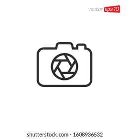 Camera Photography Logo Icon Vector
