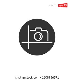 Camera Photography Logo Icon Vector