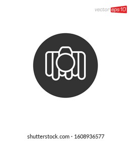 Camera Photography Logo Icon Vector