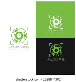 camera photography logo icon vector template