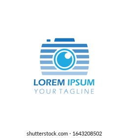 Camera photography logo icon vector template