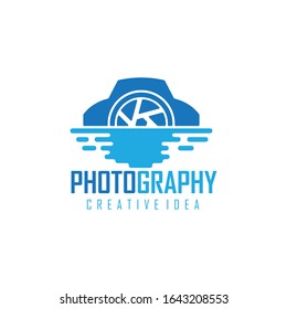 Camera photography logo icon vector template