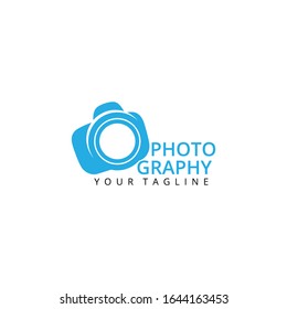 camera photography logo icon vector template