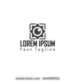 Camera Photography logo icon vector template