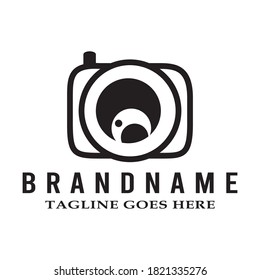 camera photography logo icon vector template.