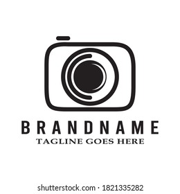 camera photography logo icon vector template.