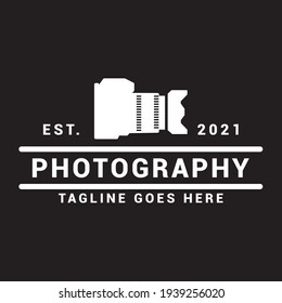 camera photography logo icon vector template.