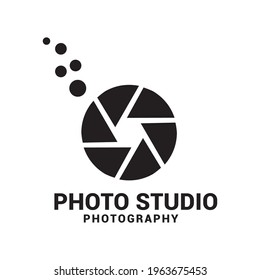 camera photography logo icon vector template.
