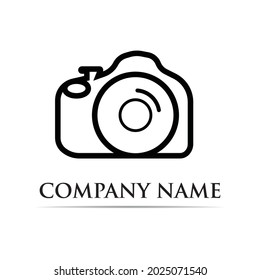 Logo-Symbol für Fotografie, Vektorvorlage