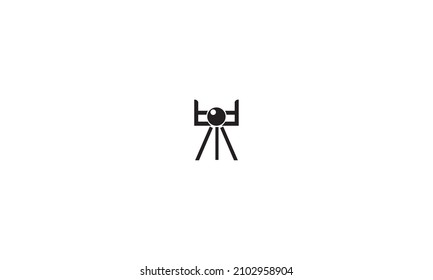 camera photography logo icon vector template