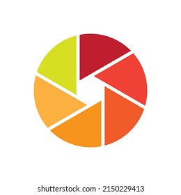Camera photography logo icon vector