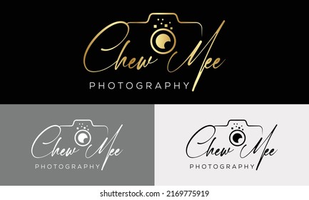 Logo-Symbol für Fotografie, Vektorvorlage