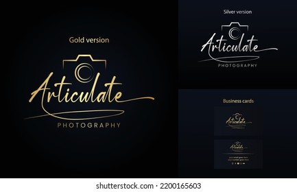 Camera photography logo icon vector template EPS 10