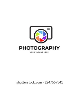 Camera Photography Logo Icon Vector