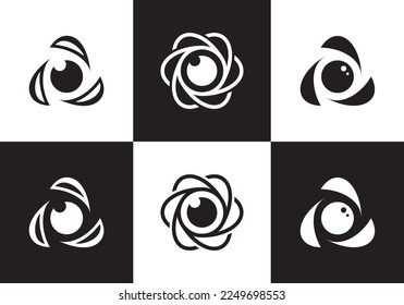 vector del logotipo de fotografía de cámara