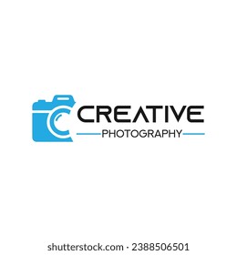 Camera photography logo icon vector template