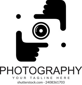 camera photography logo icon vector template