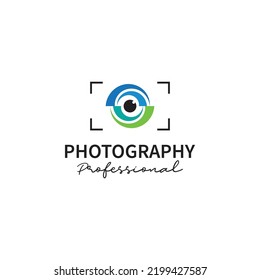 Camera Photography Logo Icons Vector Template