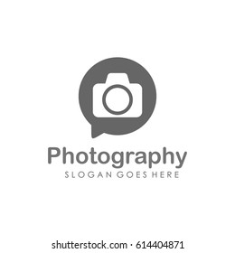 Camera and Photography logo illustration full vector
